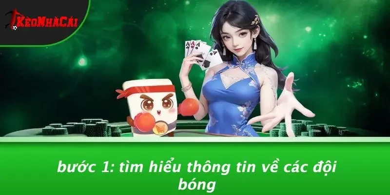 Bước 1: Tìm Hiểu Thông Tin Về Các Đội Bóng